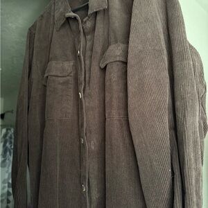 GAP Dark Brown Corduroy Shirt